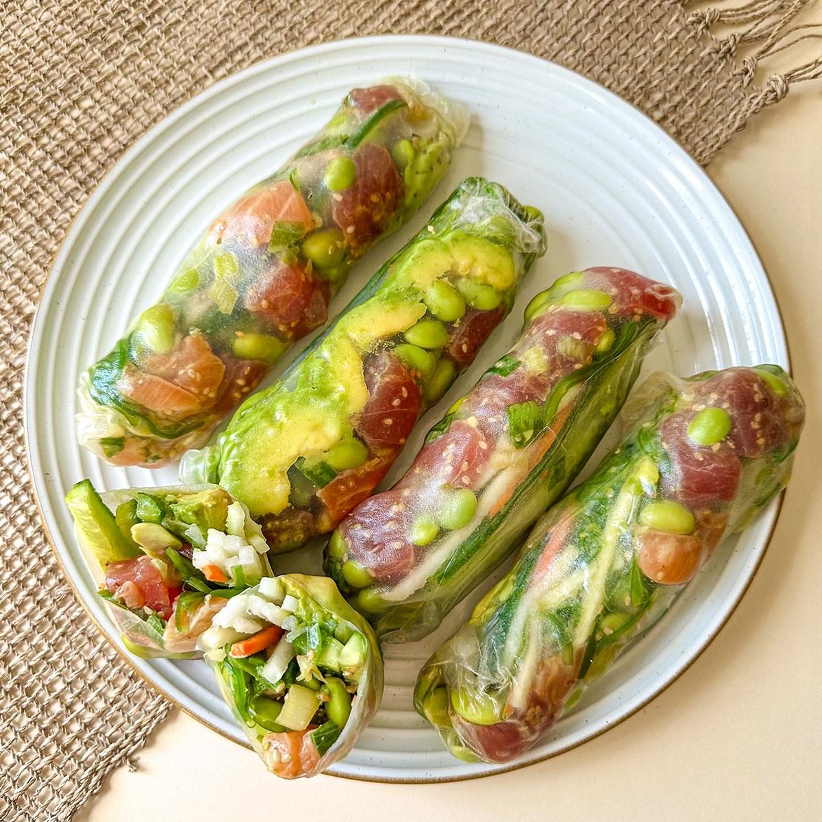 Tam To’s Poke Spring Rolls