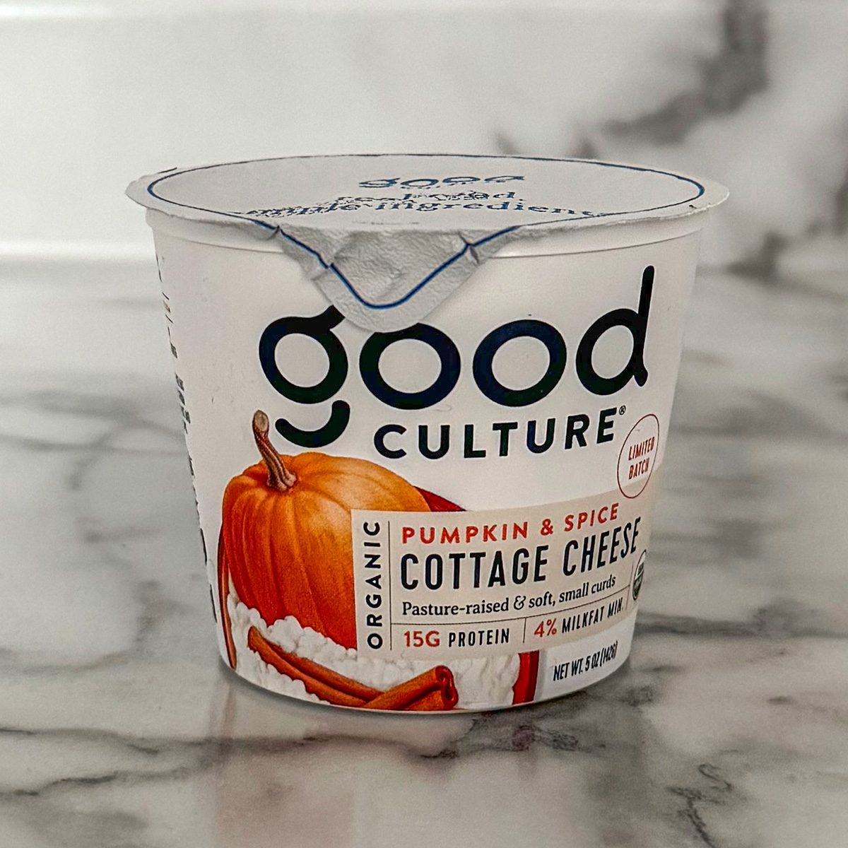 Good Culture Pumpkin & Spice Cottage Cheese 