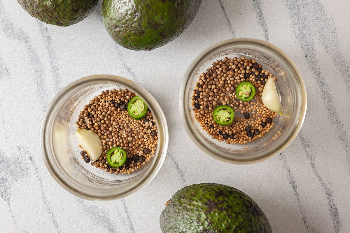 I Made The Viral Tiktok Pickled Avocados Tohd25 Pickle Avocados Sarahtramonte 1