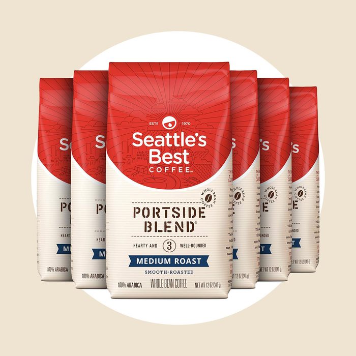 Seattles Best Coffee Portside Blend Medium Roast Whole Bean Coffee Pack Of 6