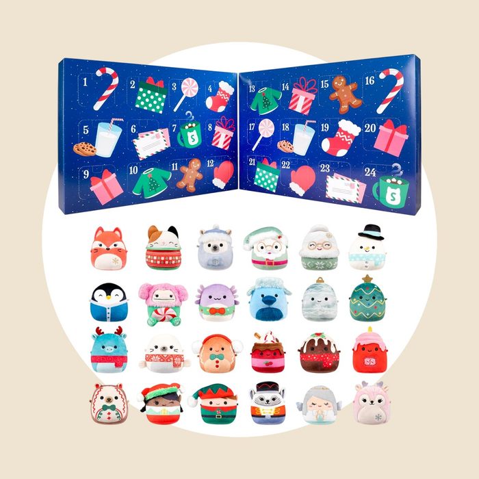 Squishmallows Original 24 Day Micromallows Holiday Plush Advent Calendar