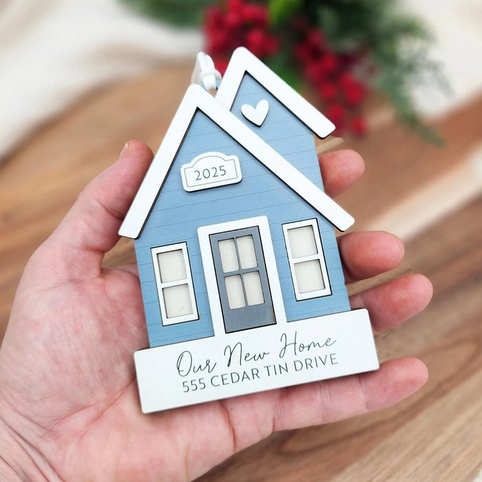 Our First Home Christmas Ornament  Via Etsy.com