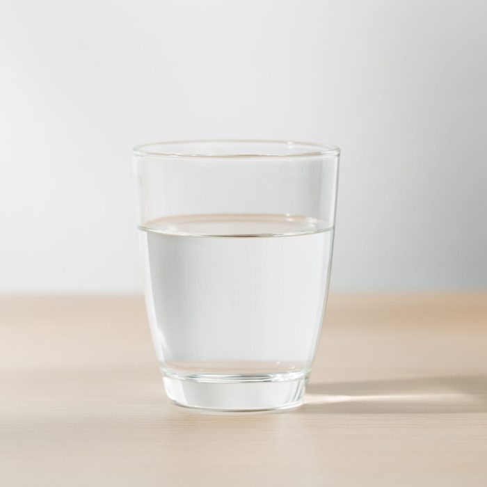 Drinking clear water