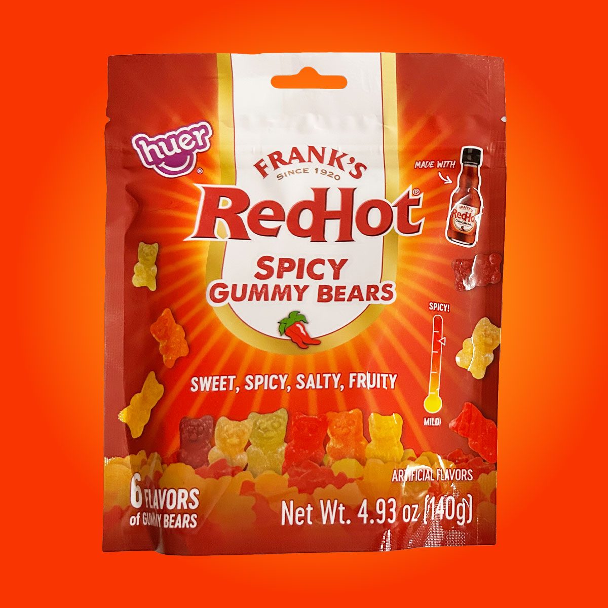 I Tried Frank’s RedHot Spicy Gummy Bears, and They’re My New Go-To Candy