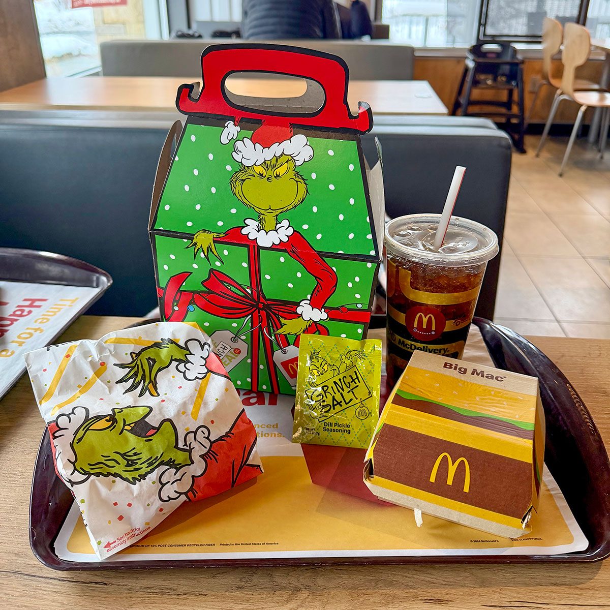 Mcdonalds Grinch Meal And The Dill Pickle Mcshaker Fries