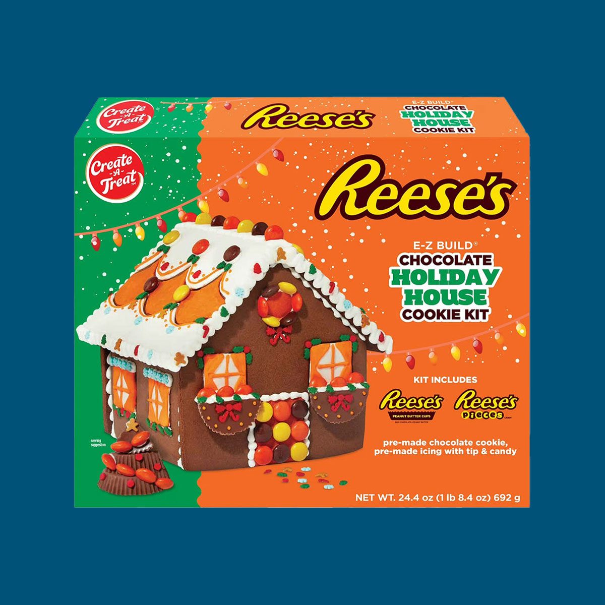 Reeses Chocolate Holiday House Cookie Kit 