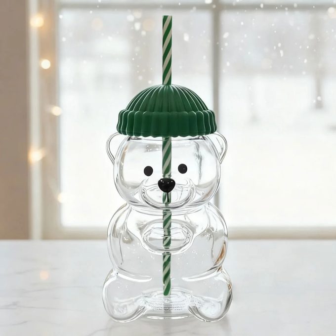 Walmart Is Selling A Starbucks Bearista Dupe Bear Cup With Straw