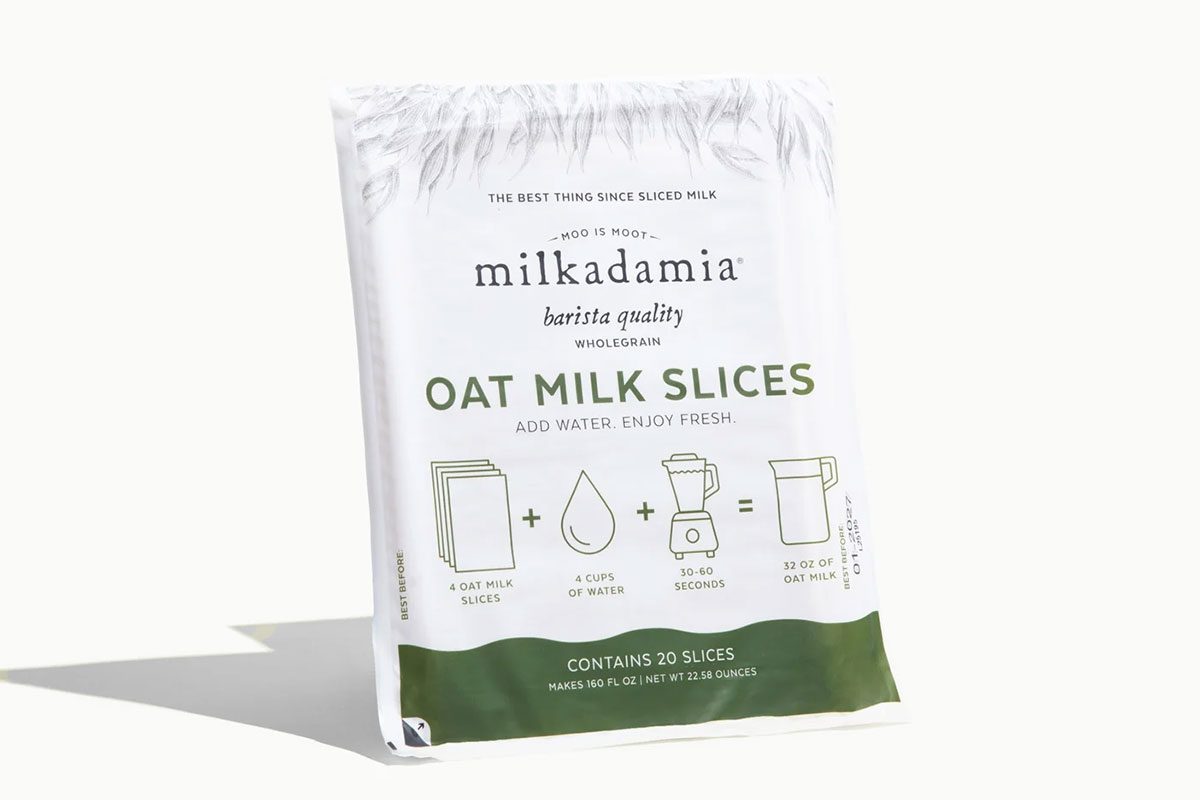 What Everyone Will Be Eating This Year Oat Milk Slices Via Milkadamia.com