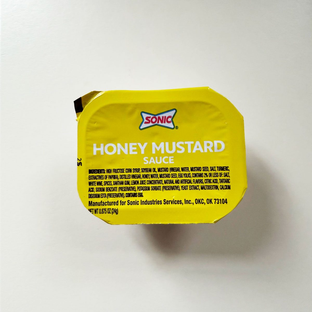 8 Fast Food Honey Mustards Sonic Img 3658