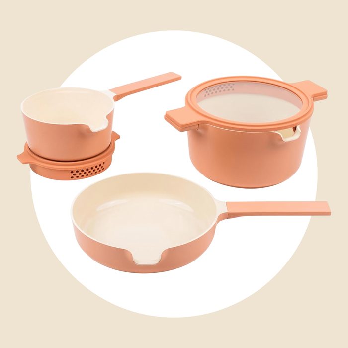 Alva Neat 5 Piece Nested Ceramic Nonstick Cookware Set