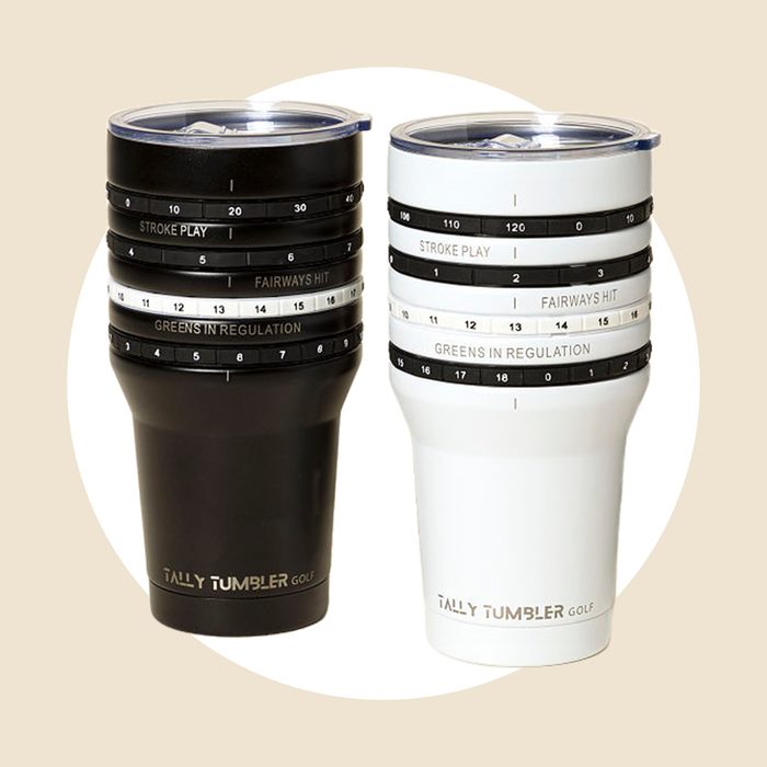 Golf Scoring Tumbler Via Uncommongoods.com