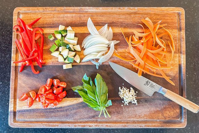 Drew Barrymore Pasta Primavera's ingredients