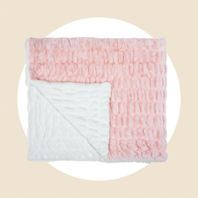 Lola Blanket Sugar Petal Two Tone
