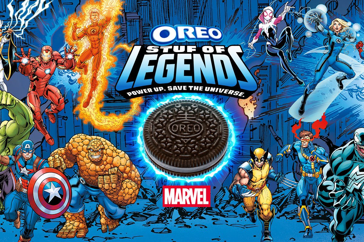 Oreo Just Teamed Up With Marvel Marvel Oreo Stuf Of Legends Courtesy Oreo