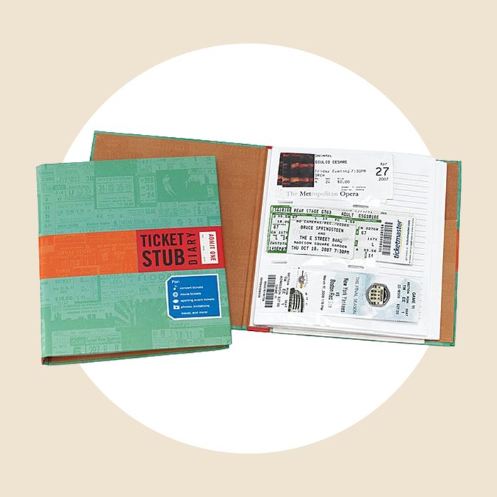 Ticket Stub Diary Via Uncommongoods.com