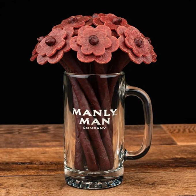 Beef Jerky Flower Bouquet