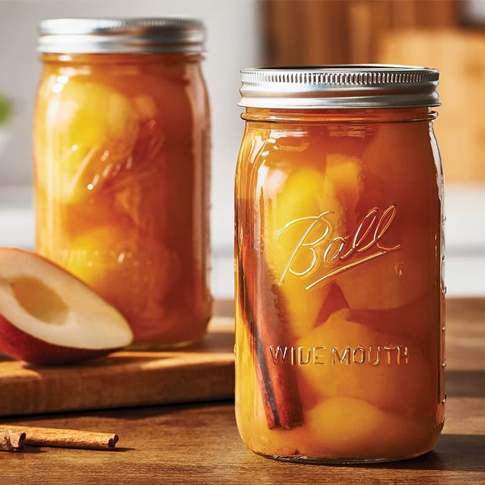 Ball Wide Mouth Glass Mason Jars Via Amazon.com