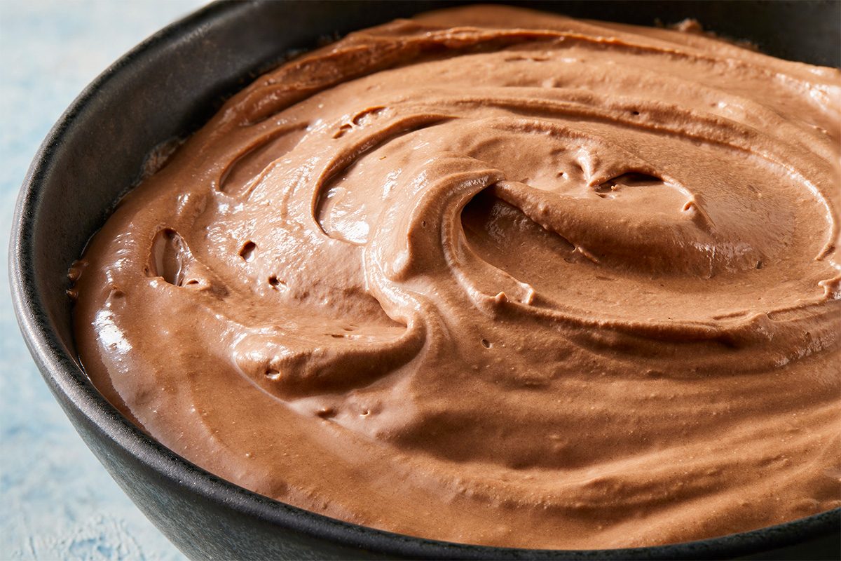 Close up shot of Chocolate Fruit Dip