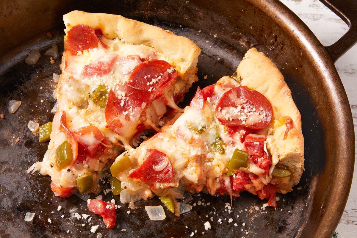 Deep Dish Sausage Pizza