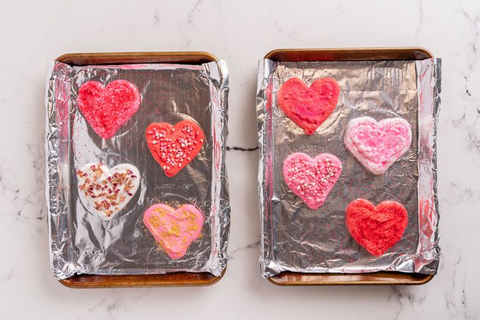 Frozen Whipped Cream Heart Toppers Whipped Cream Hearts Step 2 Kristina Vanni For Taste Of Home