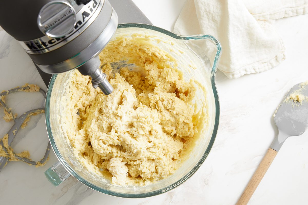 butter mixed I with flour mixture