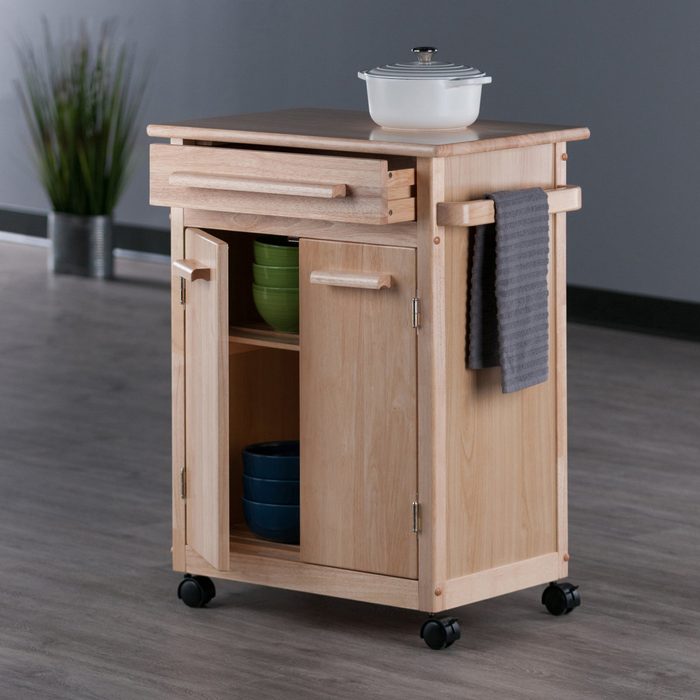 Red Barrel Studio Baca Solid Wood Kitchen Cart Via Wayfair.com