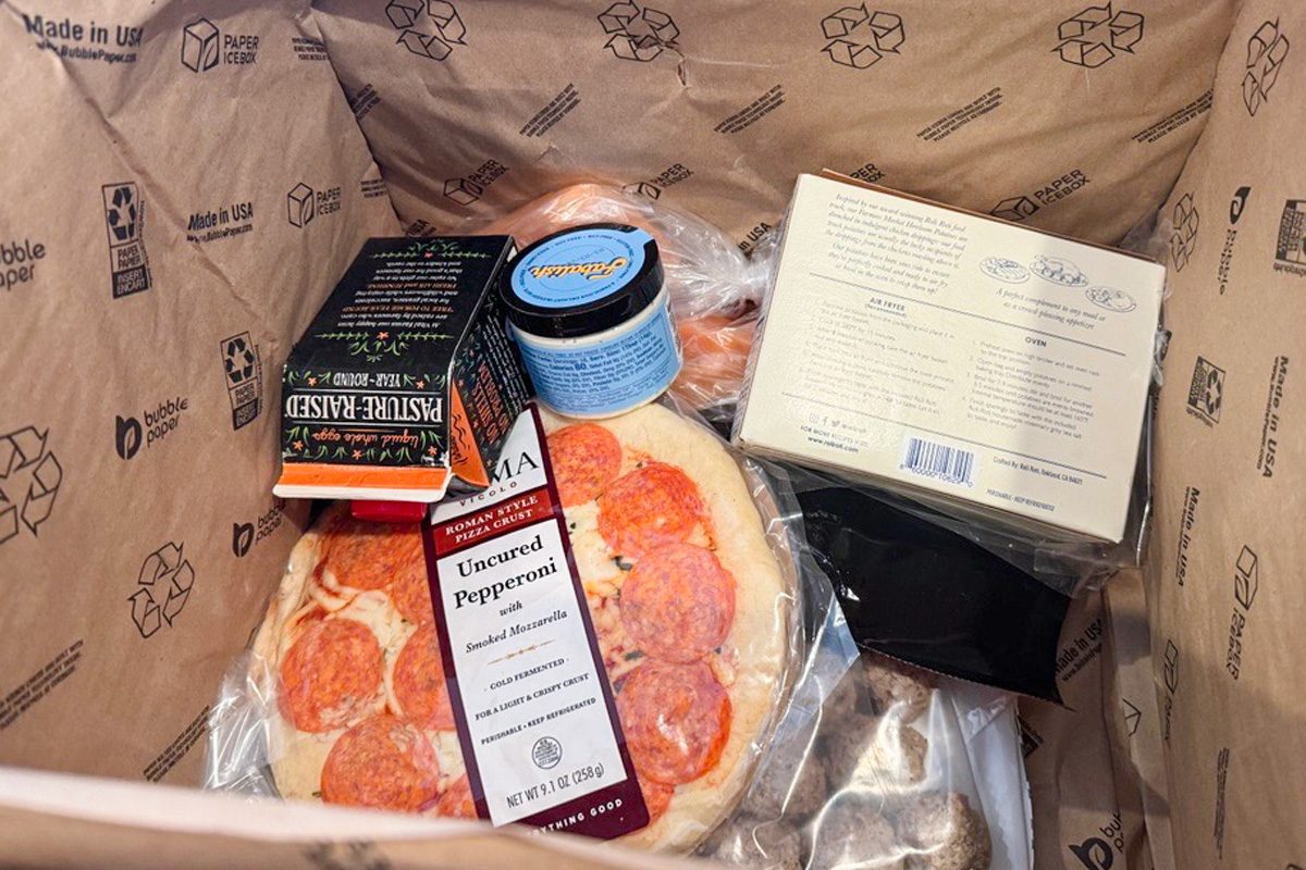 opened hungryroot box